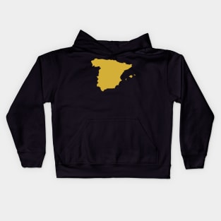 Map of spain Kids Hoodie